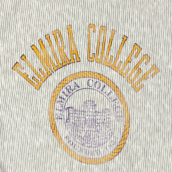 Vintage 90s Elmira College New York State NCAA 1990s Crewneck Sweatshirt - Picture 2 of 9